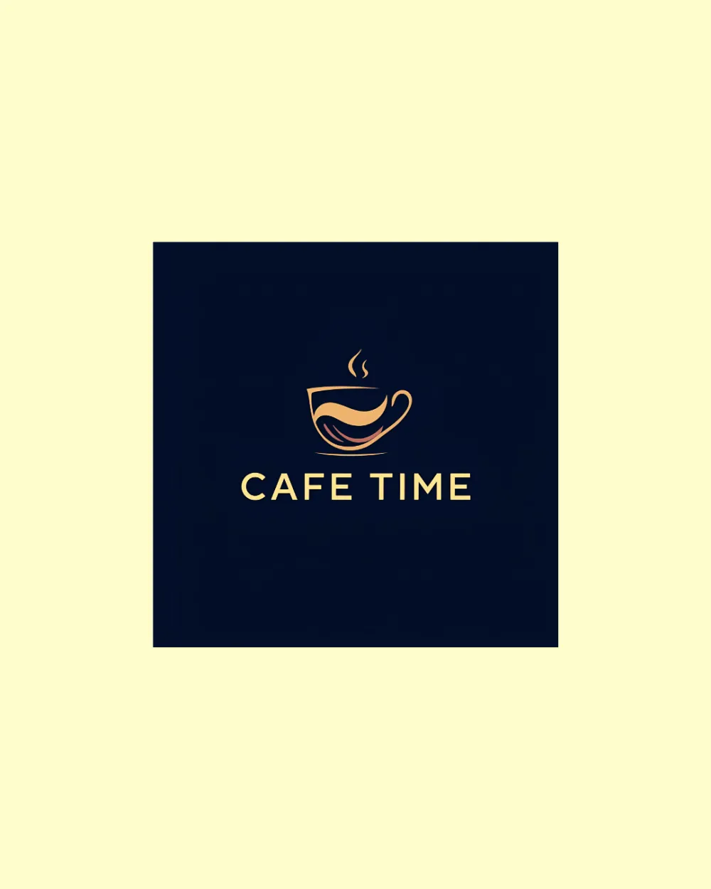 coffee cup & clock